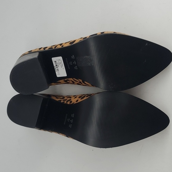 Jorge Alex Brazil Leopard Hair Print Block Heel Mules Size 8 - Picture 11 of 14